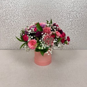 Букет цветов в коробке Идиллия